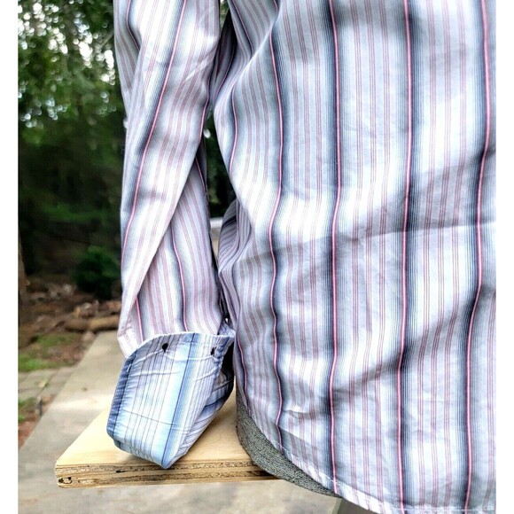 The Original Ben Sherman Mod Dress Shirt MCM The Best of British VTG MINT! 44" - Picture 9 of 16